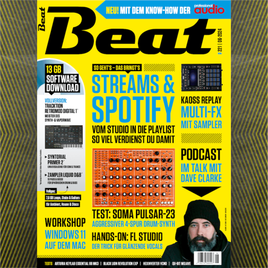 So viel verdienst du damit: STREAMS & SPOTIFY – Vom Studio in die Playlist | Im Wert von 88 Euro: Synthwave-Meister RetroMod Digital 1 geschenkt Beat