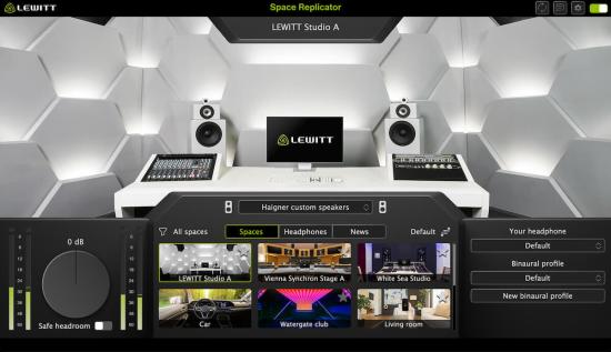 Dein Kopfhörer verwandelt sich in ein professionelles Tonstudio, einen pulsierenden Club oder sogar in dein eigenes Wohnzimmer, um deine Mixe zu testen. LEWITT